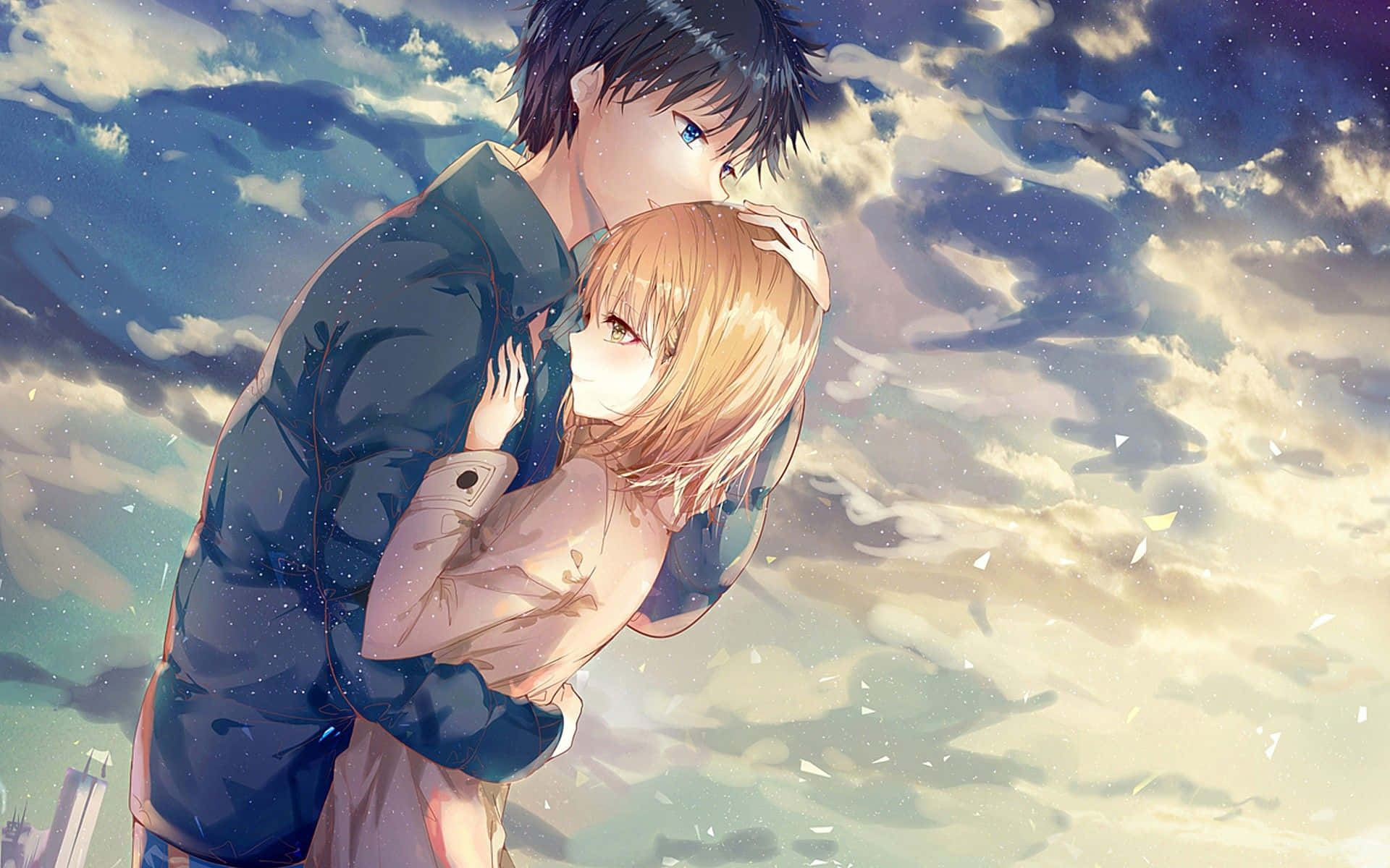 Couple kissing wallpaper - Anime wallpapers - #41733