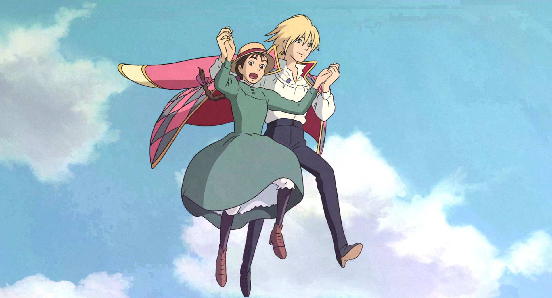 Anime Couple Howl's Moving Castle