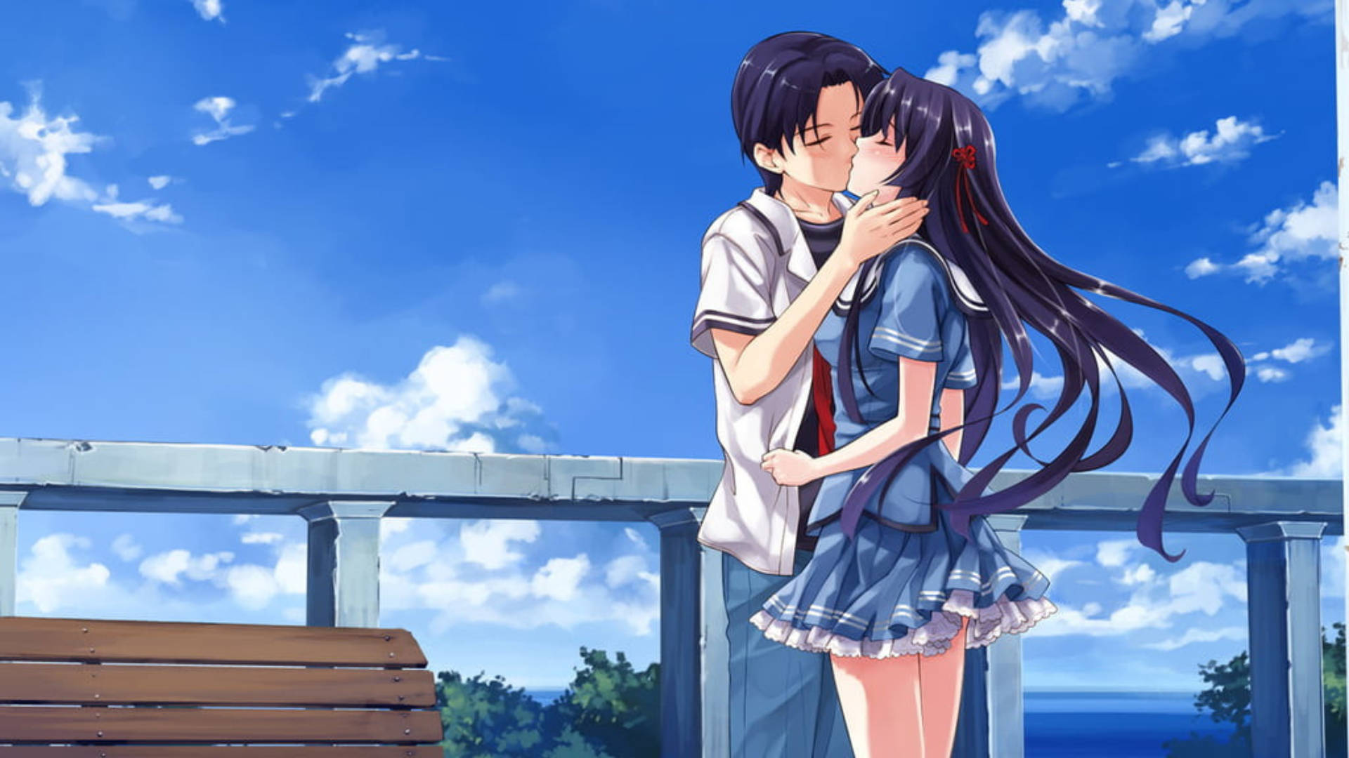 Anime kiss GIF | Romance Anime Amino-hanic.com.vn