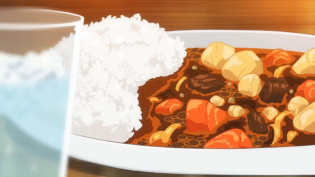 Anime Curry Rice Deliciousness Wallpaper