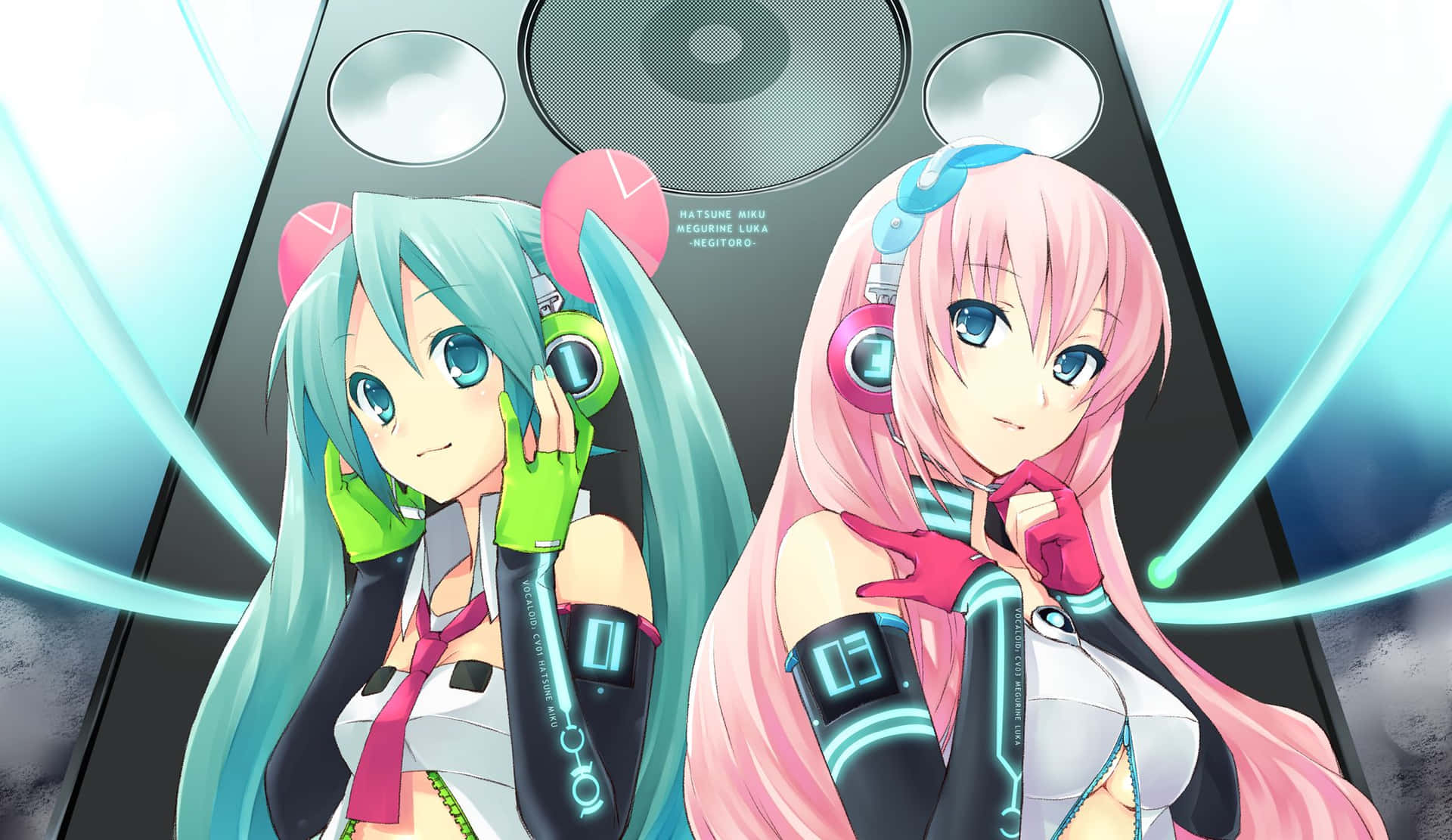 Anime D J Duo Vocaloids Wallpaper