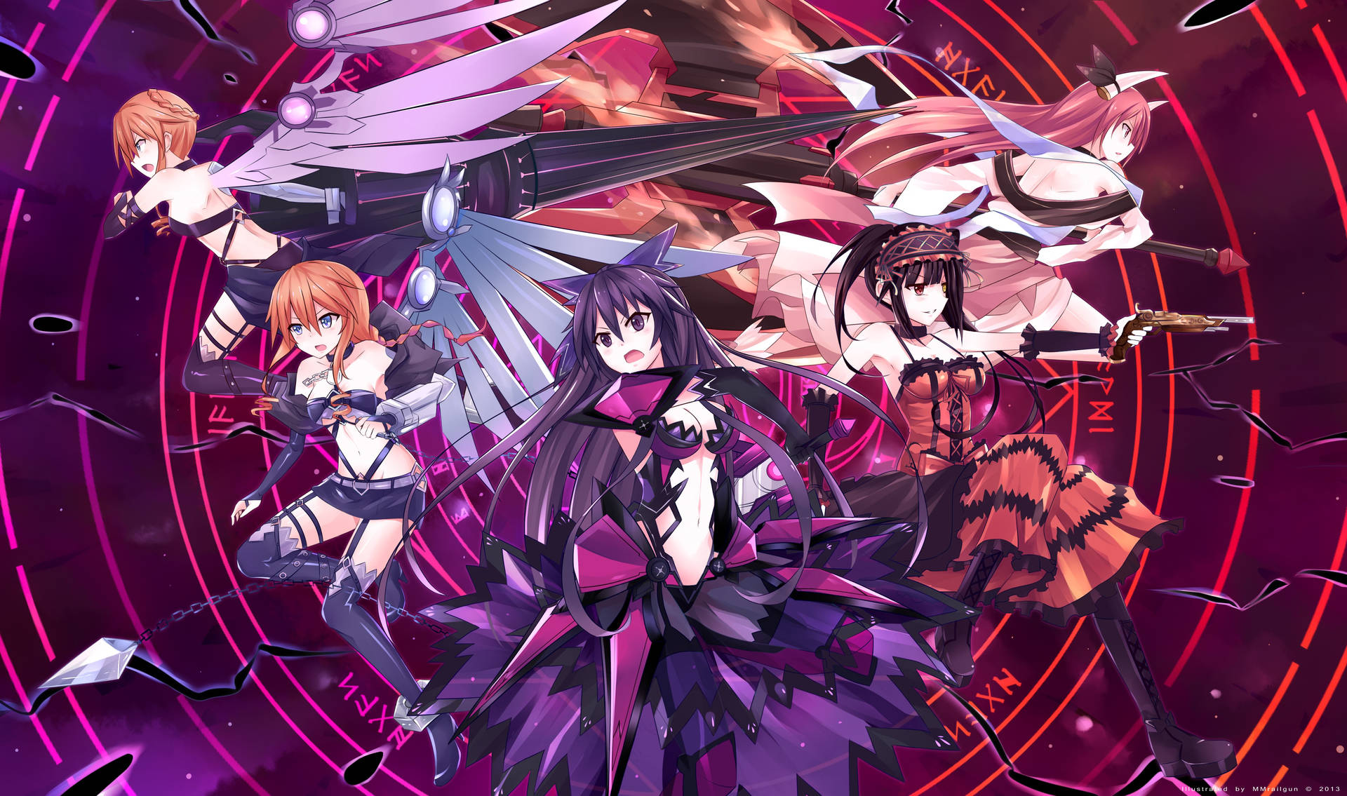 Anime Date A Live Heroines Wallpaper