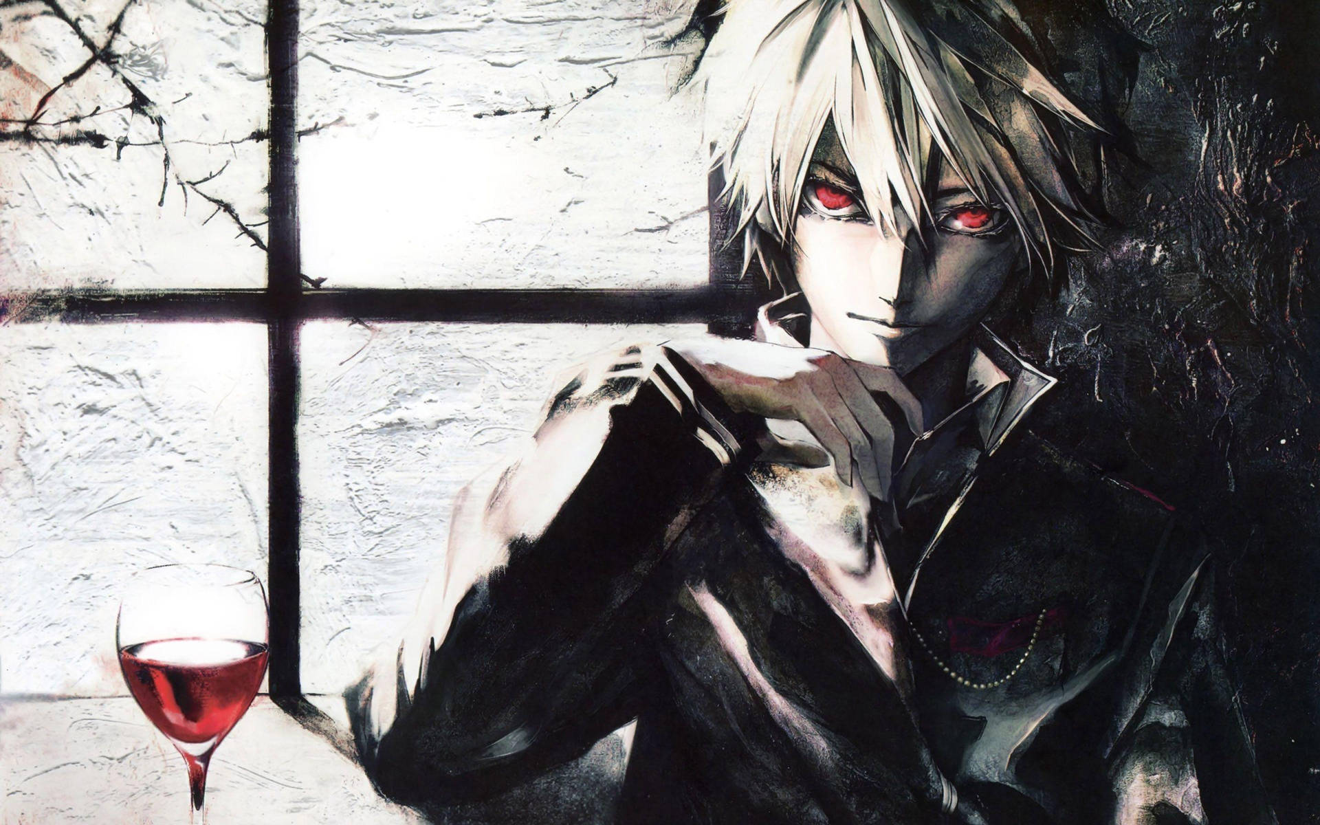 War animal bird red eyes anime boy wallpaper, 1920x1200