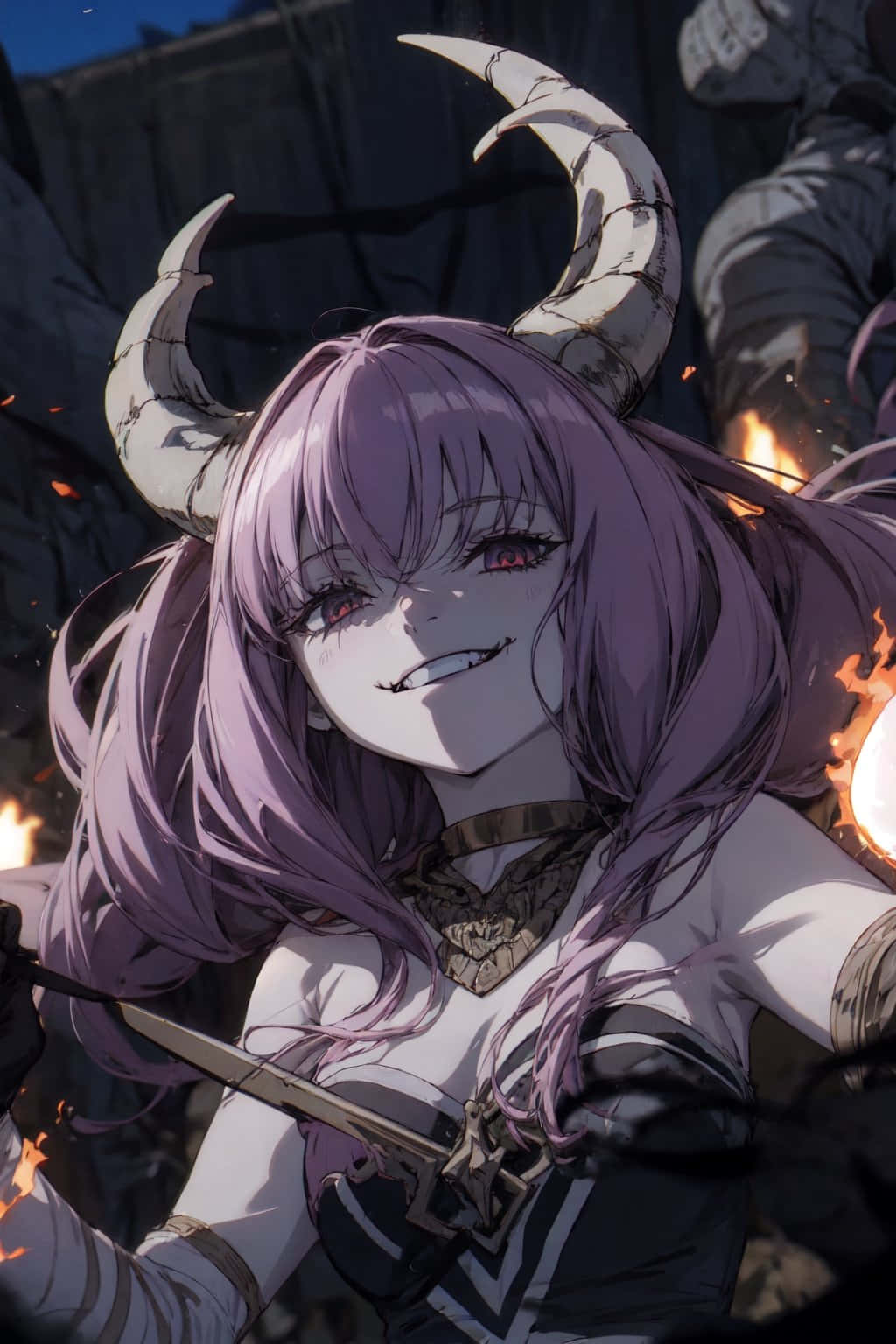 Anime Demonic Smile Evil Intentions.jpg Wallpaper