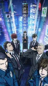 Anime Detectives Night Cityscape Wallpaper