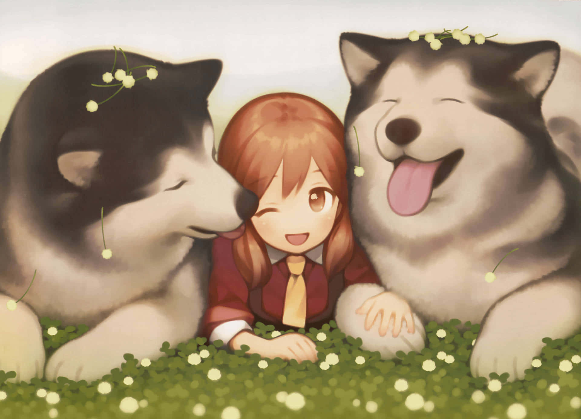Anime Dog Background