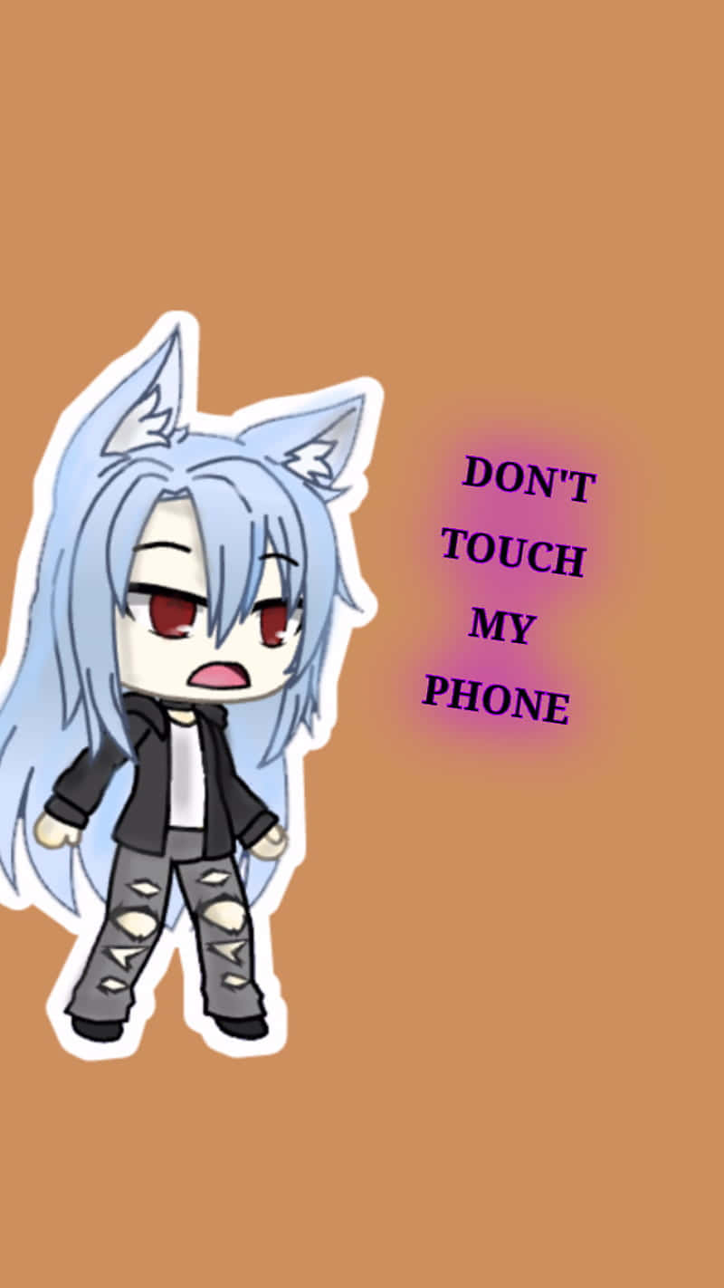 Don't you dare try to touch my phone! Wallpaper