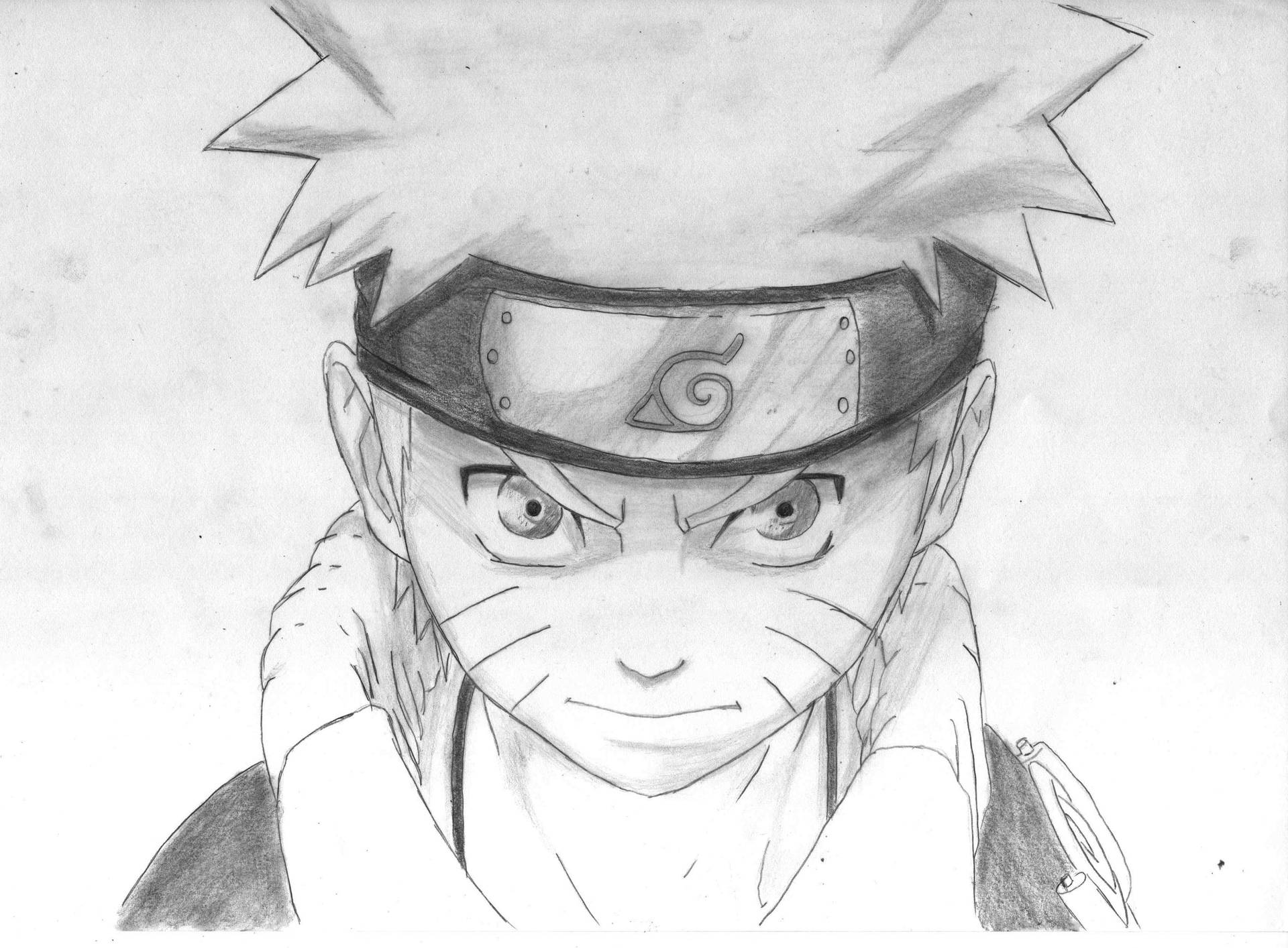 Anime Drawing Of Naruto Background