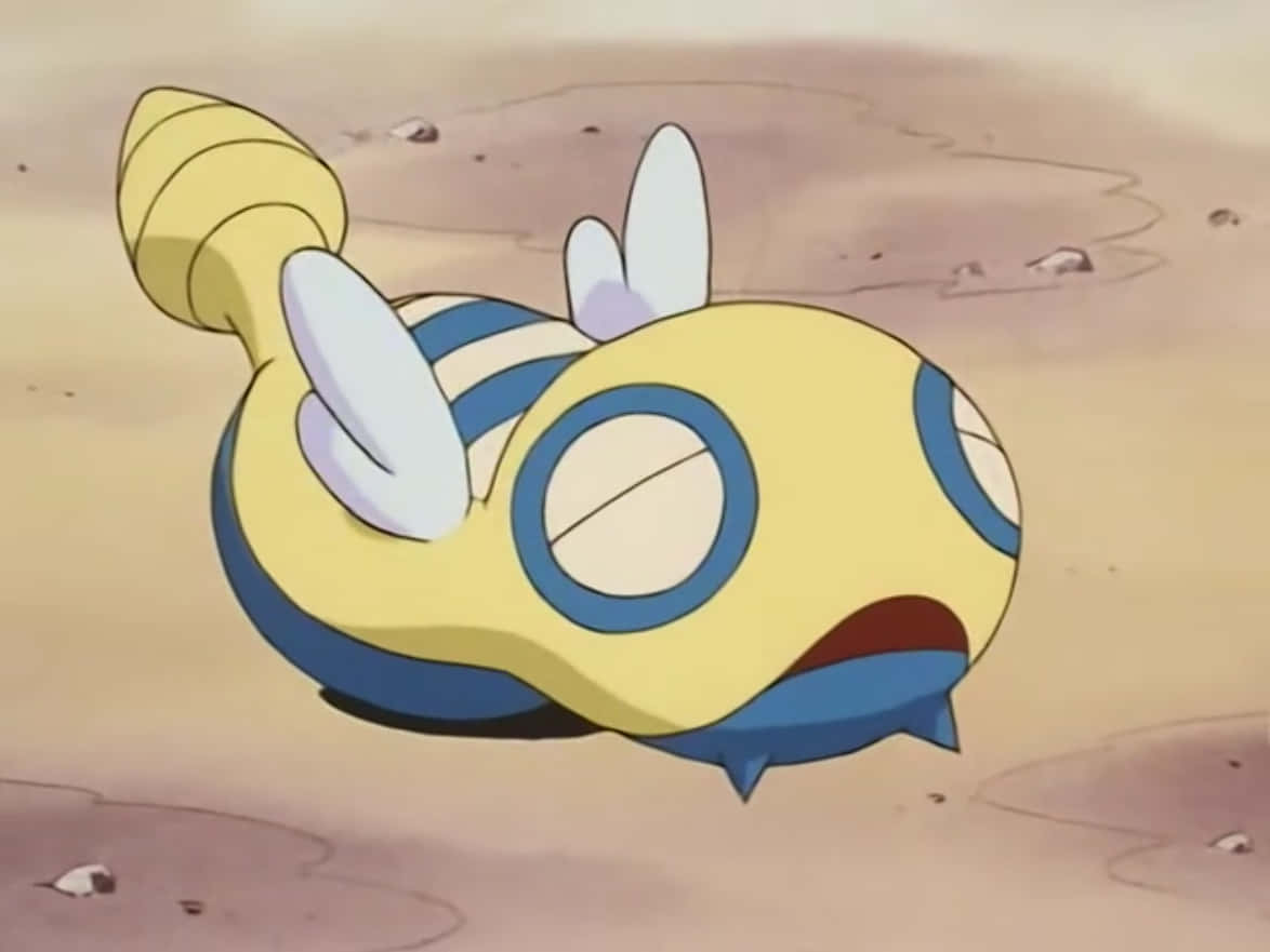 Anime Dunsparce In Sand Wallpaper