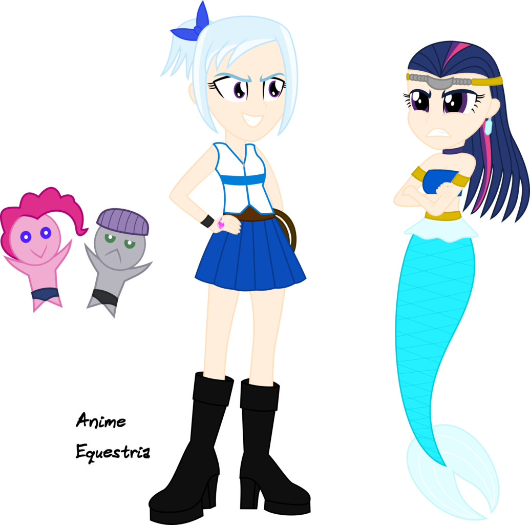 Anime Equestria Aquarius Characters PNG