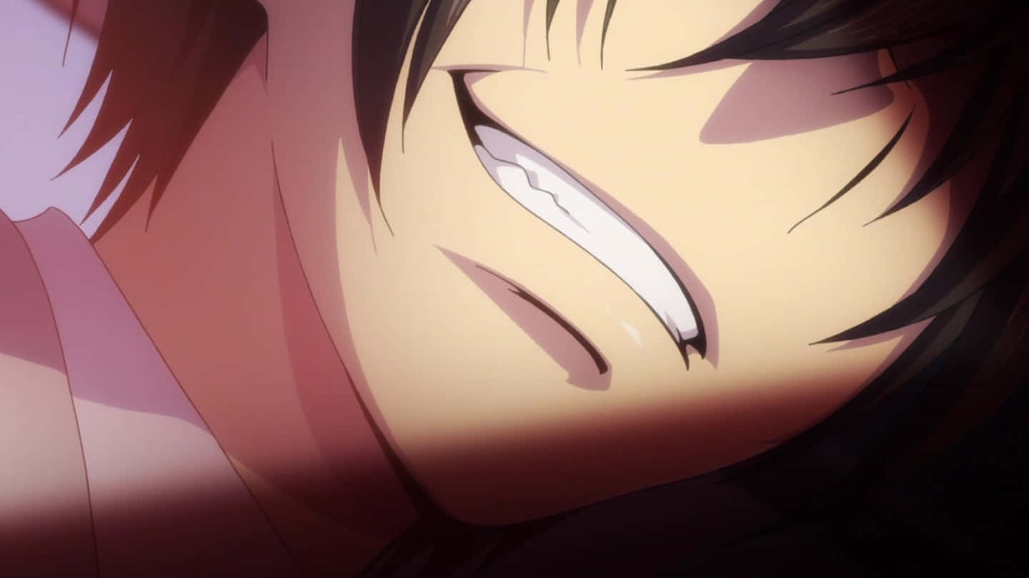 Anime Evil Smile Close Up.jpg Wallpaper