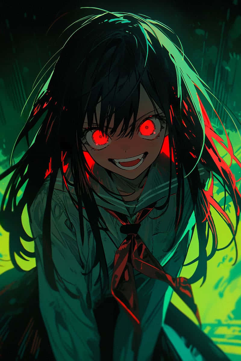 Anime Evil Smileinthe Shadows.jpg Wallpaper