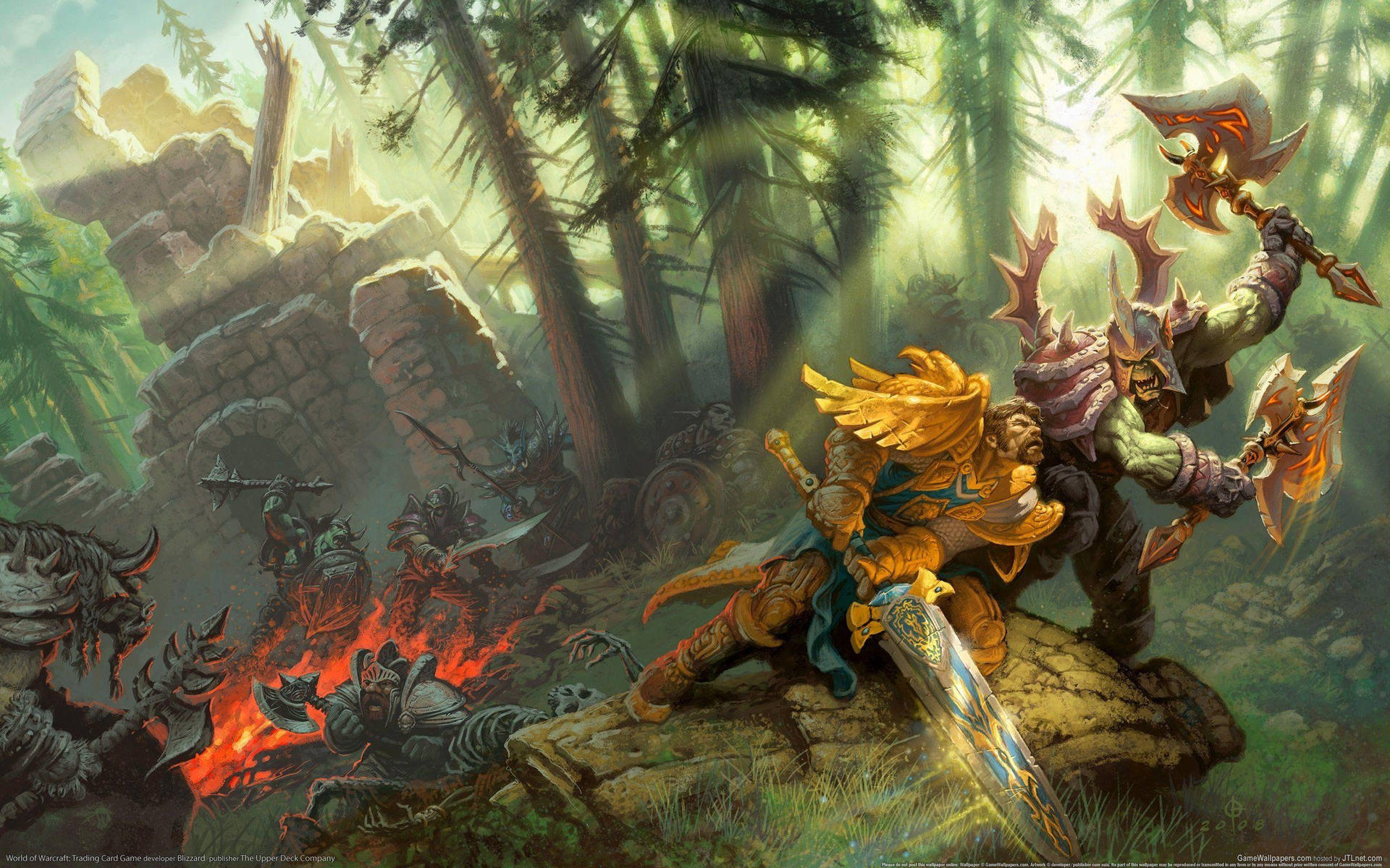 Anime Fight World Of Warcraft Wallpaper