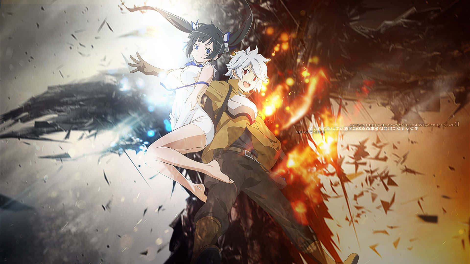 Download “The Beauty and Passion of Anime Fire” Wallpaper