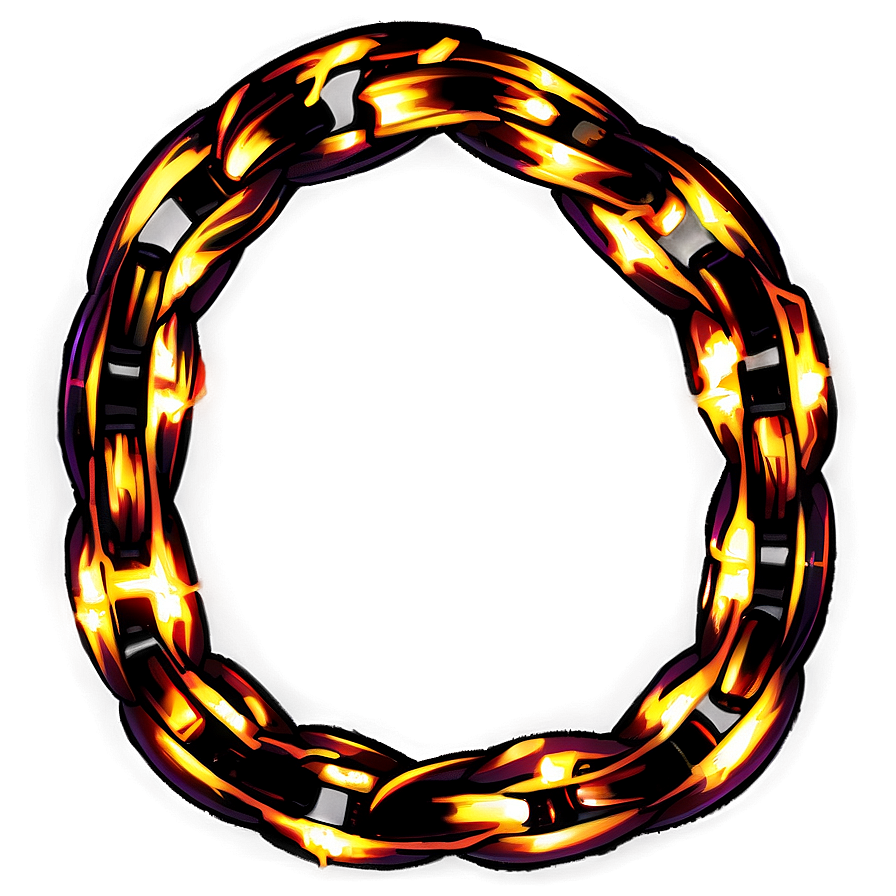 Anime Fire Chain Png Jtq39 PNG