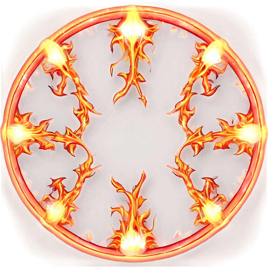 Anime Fire Magic Circle Png Jor78 PNG