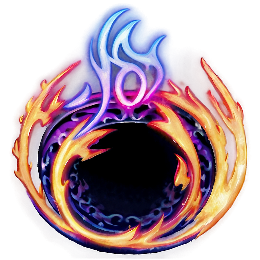 Anime Fire Magic Circle Png Xxf PNG