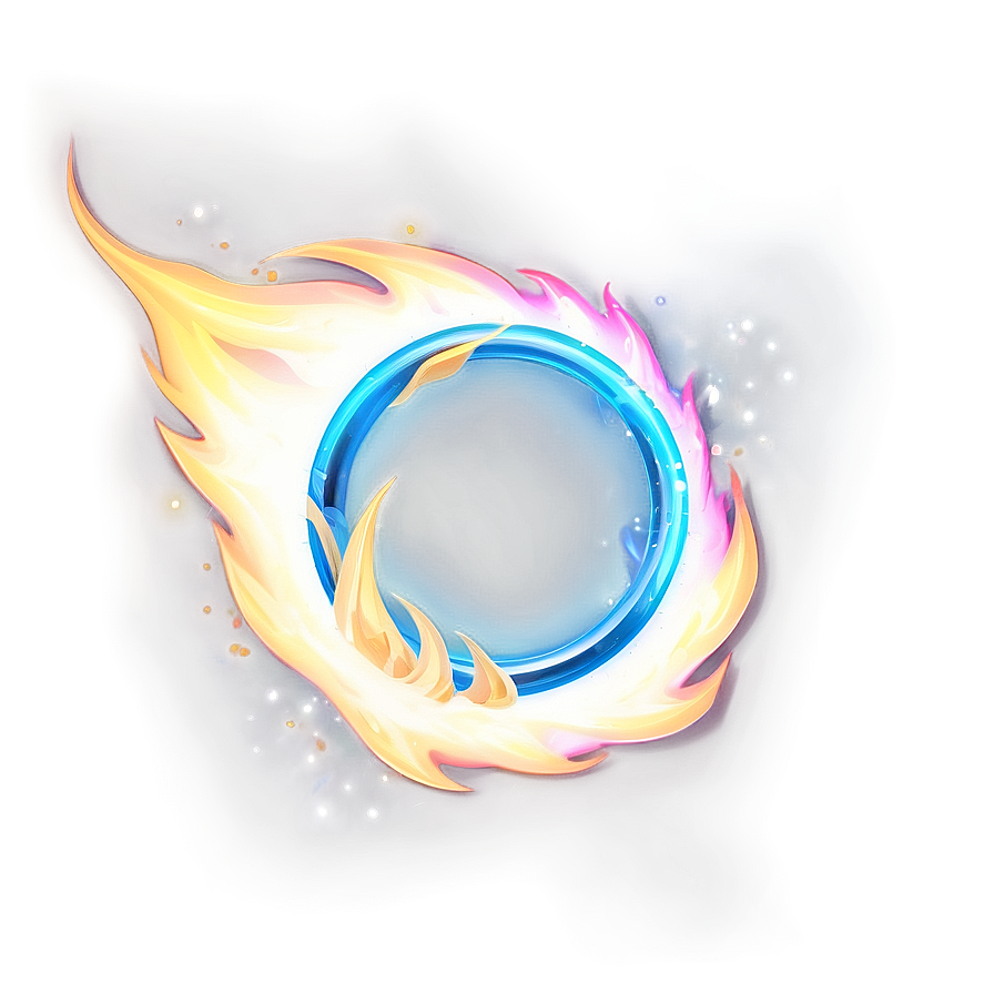 Anime Fire Ring Png 06252024 PNG