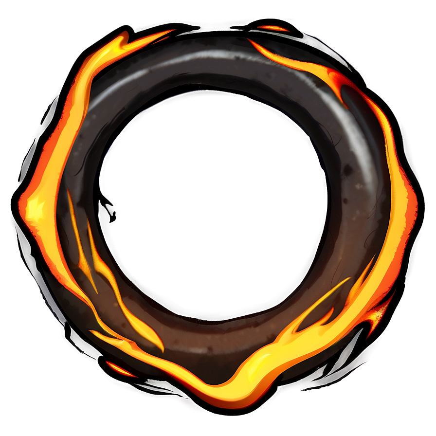 Anime Fire Ring Png Ilt PNG