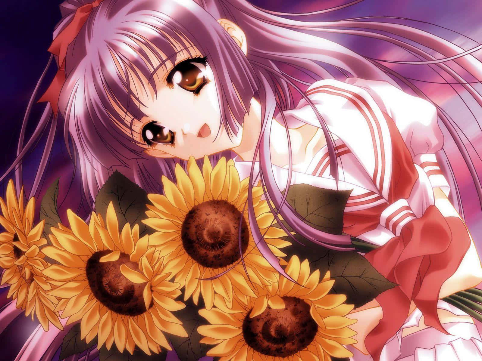 Free Anime Flower Background Photos, [100+] Anime Flower Background for  FREE 