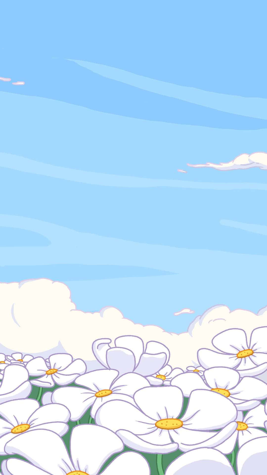 A Beautiful Anime Flower Wallpaper