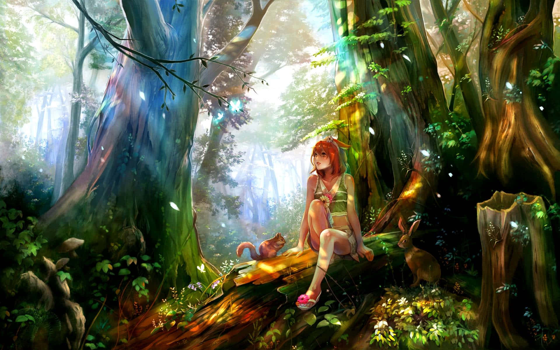 Rejsigennem Det Fortryllede Anime-skov