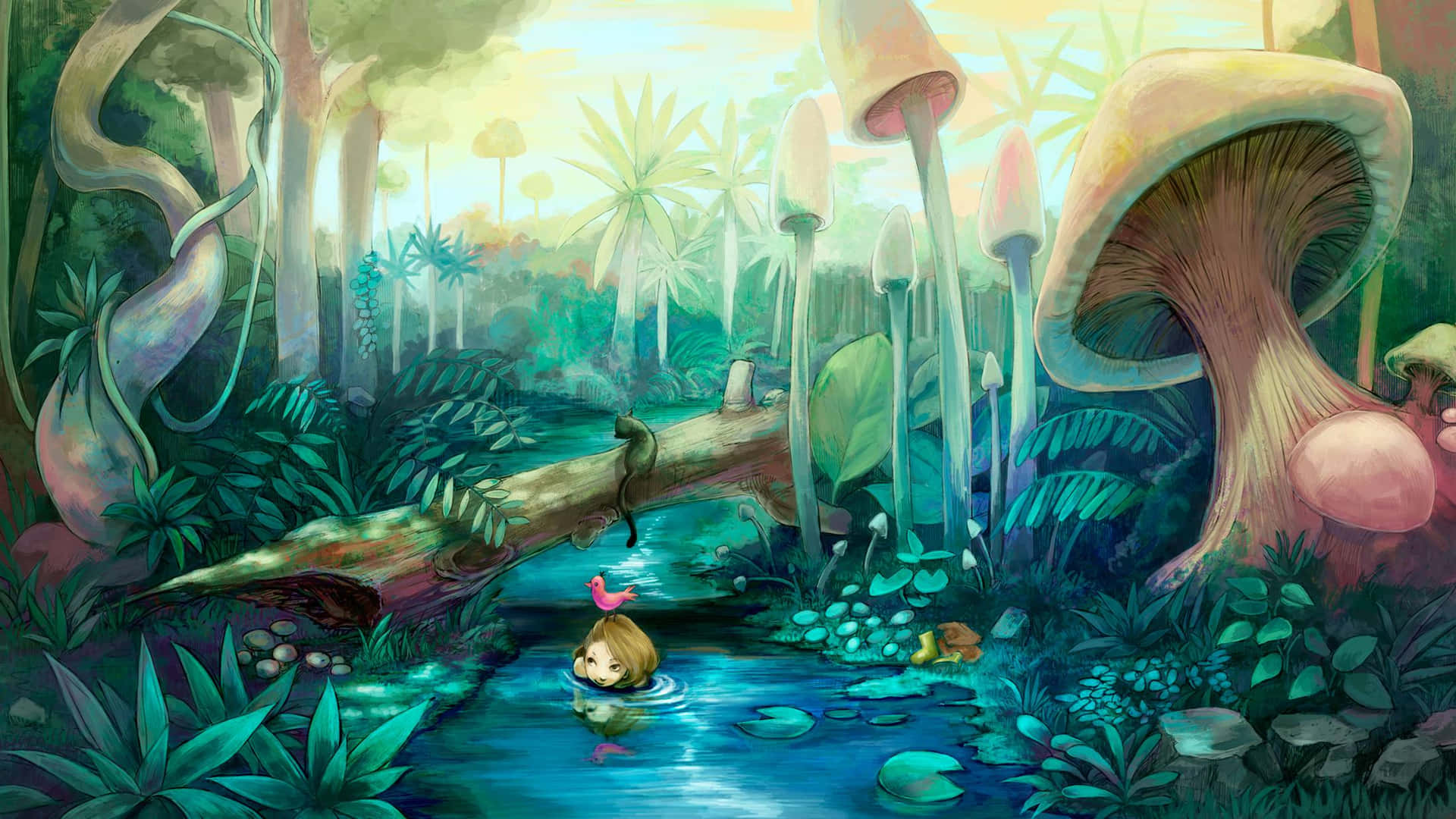Explore the mysterious depths of the Anime Forest