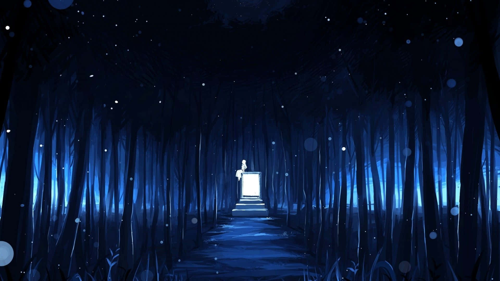 Download Anime Forest Wallpaper 