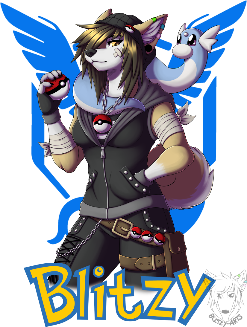 Anime Furry Pokemon Trainer PNG