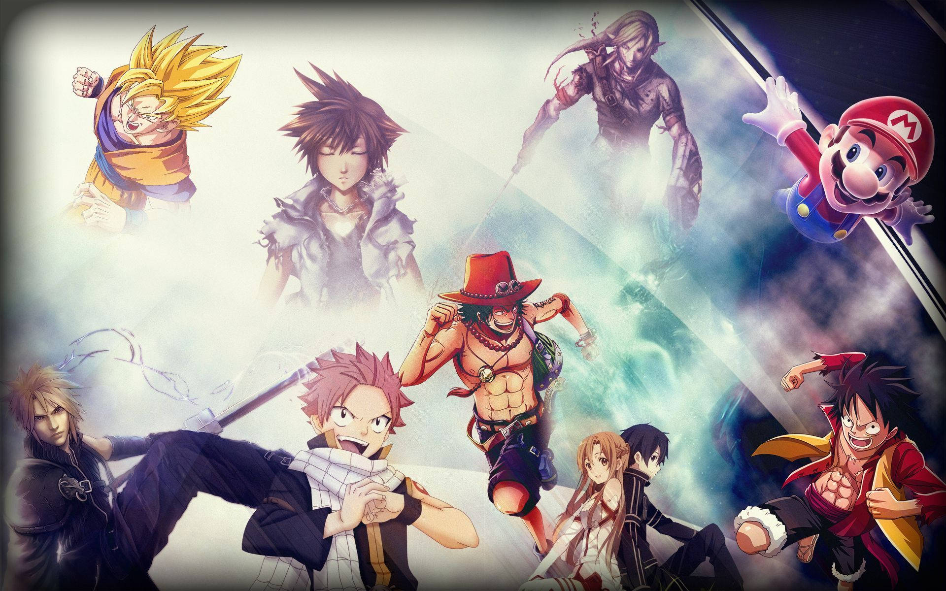 Famous Anime Gaming All Star Wallpaper
