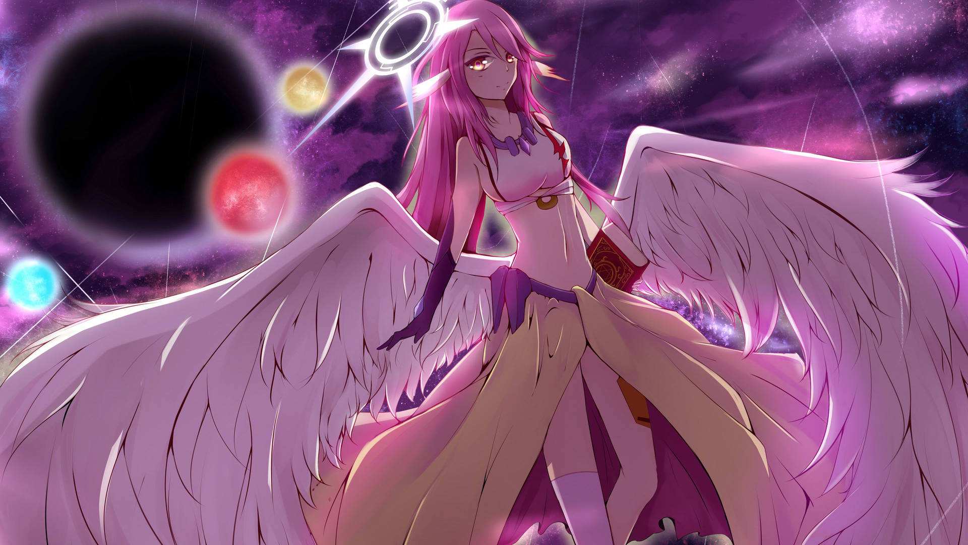 Anime Sexy Angel Girl Gaming Wallpaper
