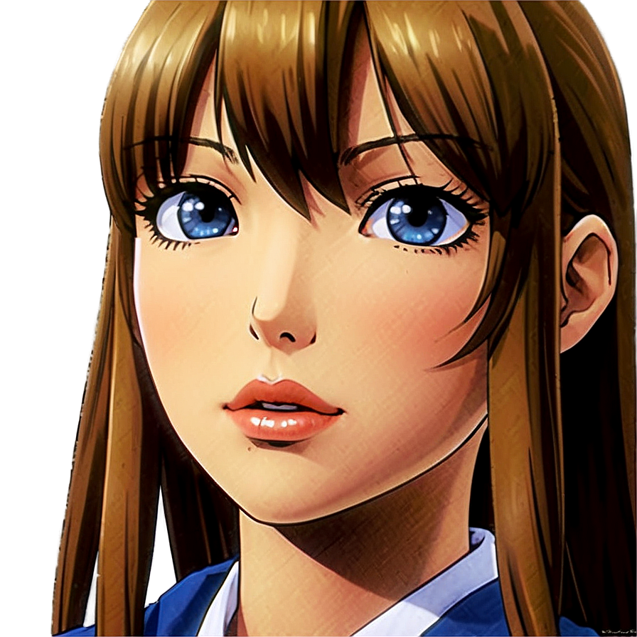 Anime Girl Face Png 05042024 PNG