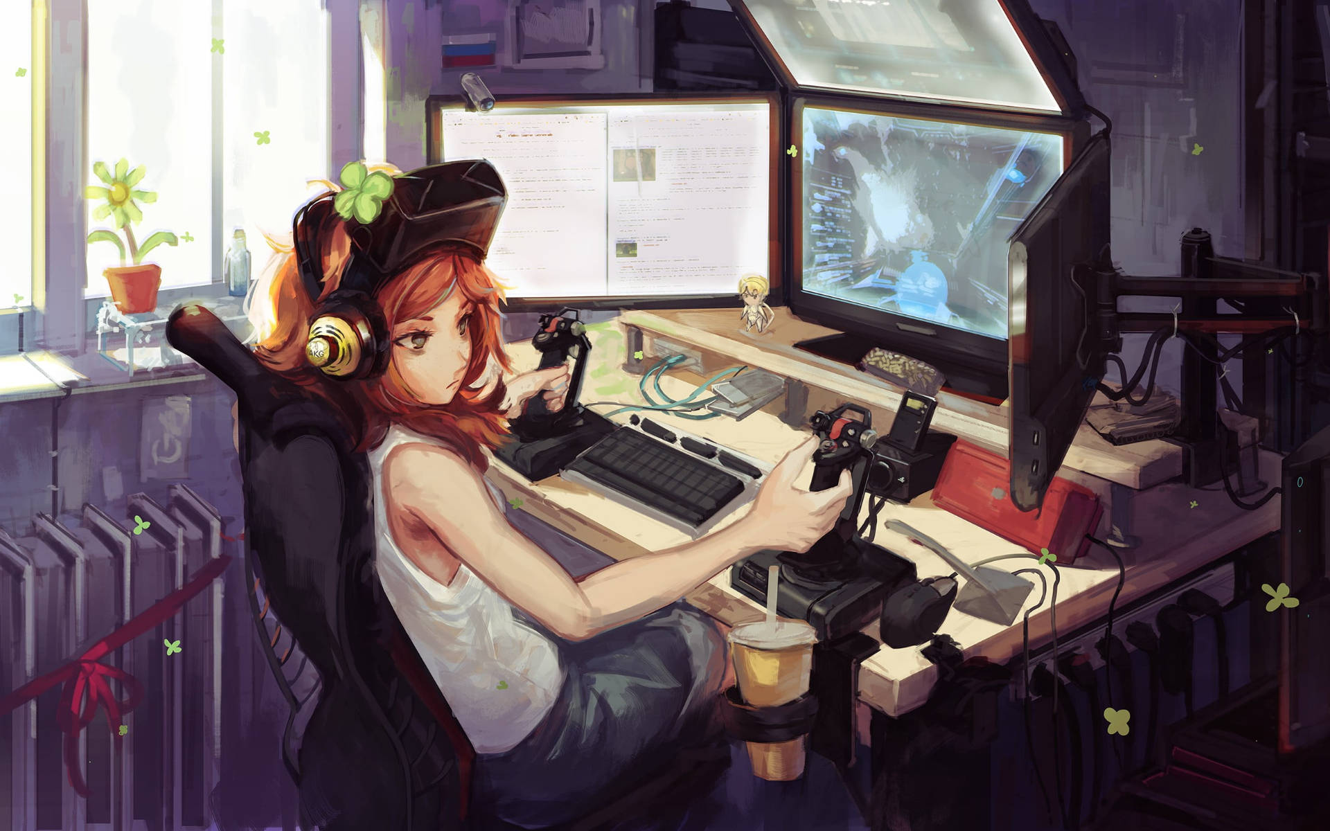 Anime Girl Gamer Picture