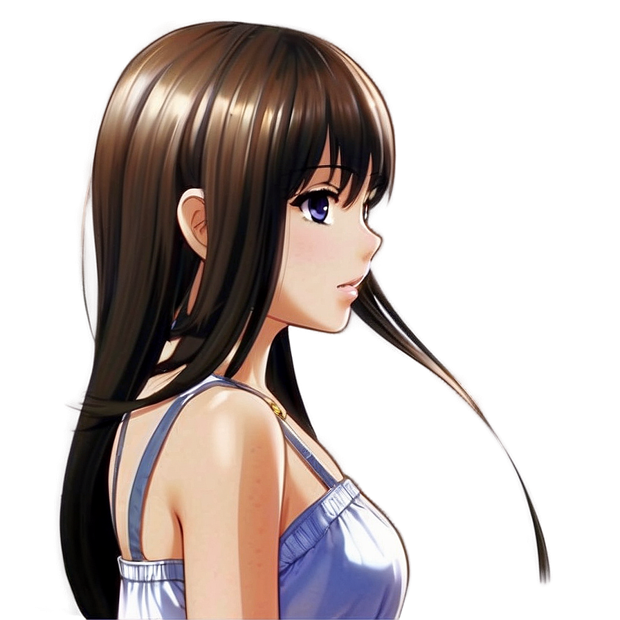 Anime Girl Hair Png Pkf PNG