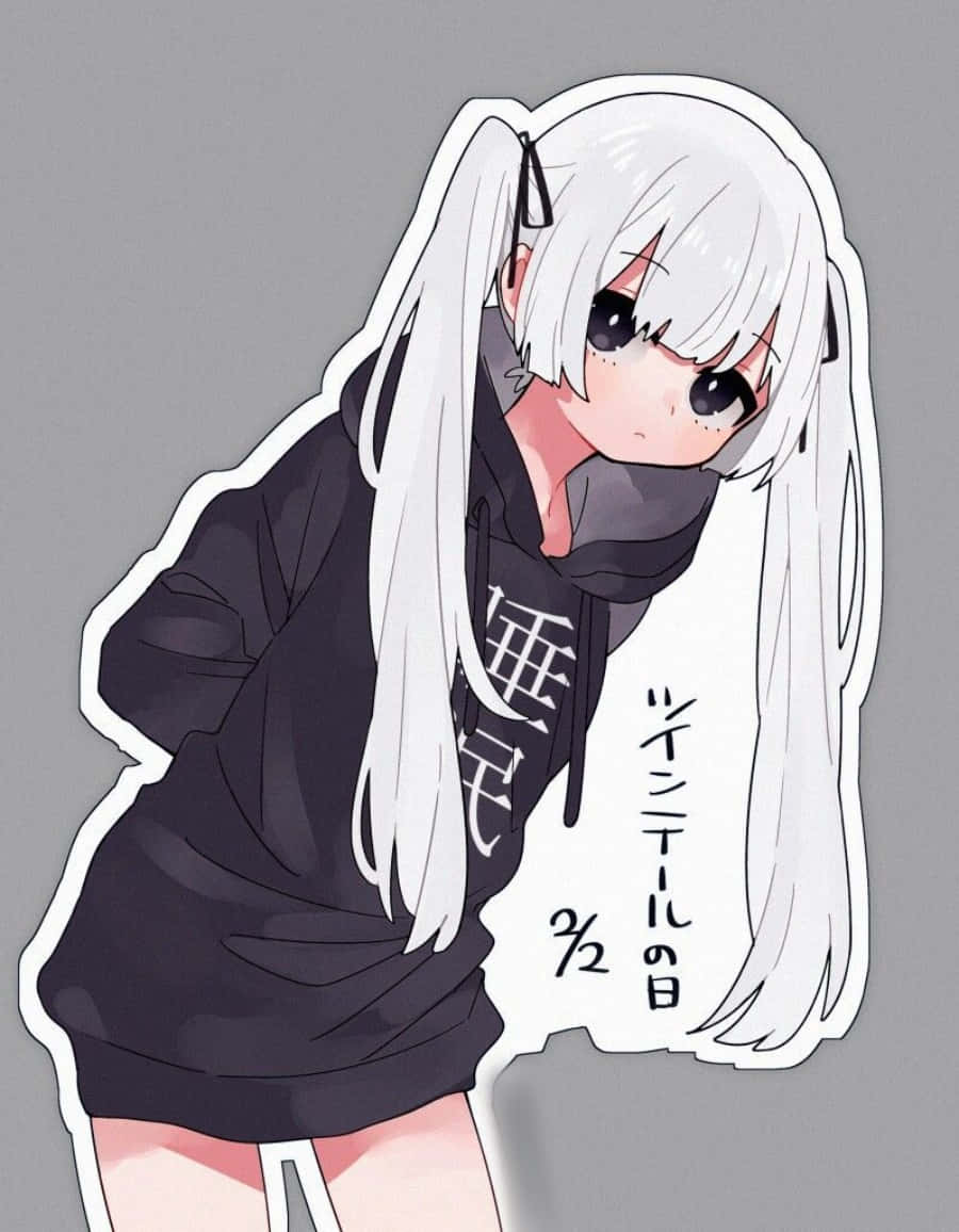 Nothing better than cuddling in this cozy Anime Girl Hoodie