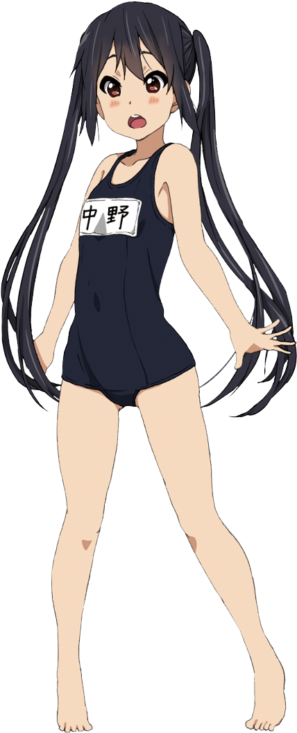 Anime Girl In Swimsuit PNG