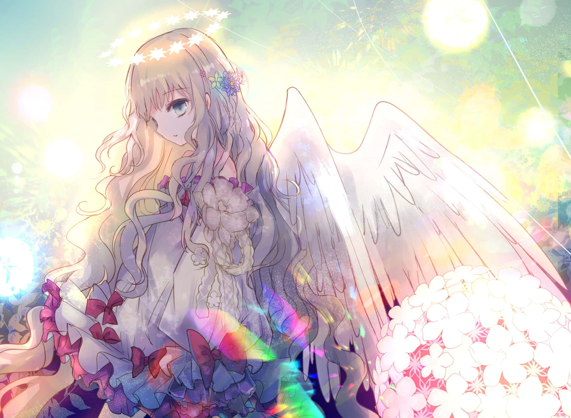Engel Anime Pige Profil Billede Tapet