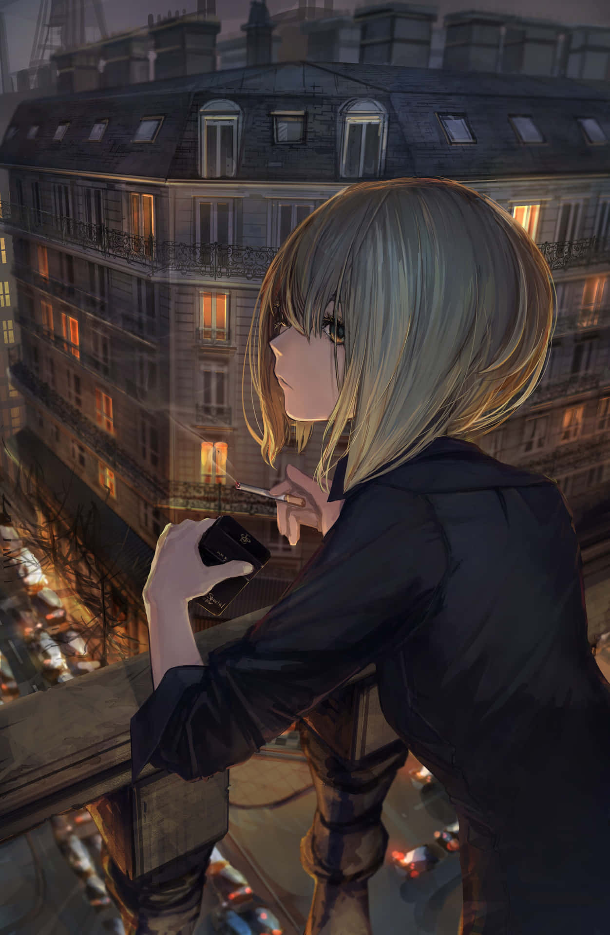 City Anime Girl Profile Picture