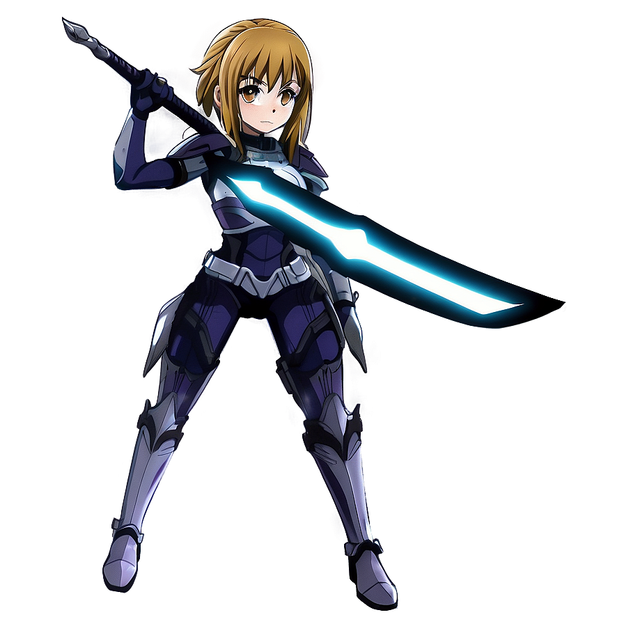 Anime Girl Warrior Png Jnn PNG