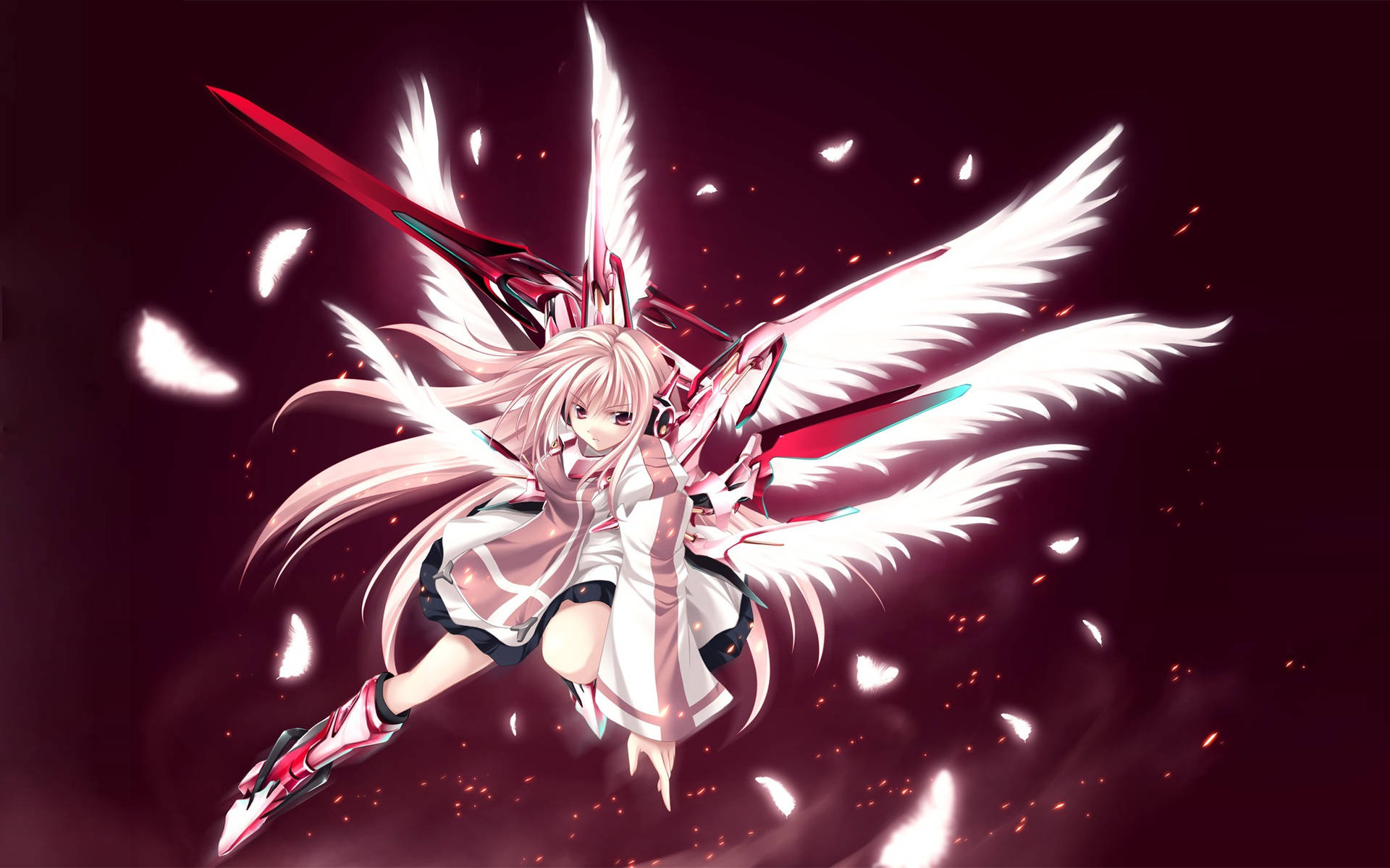 Anime Girl With Wings