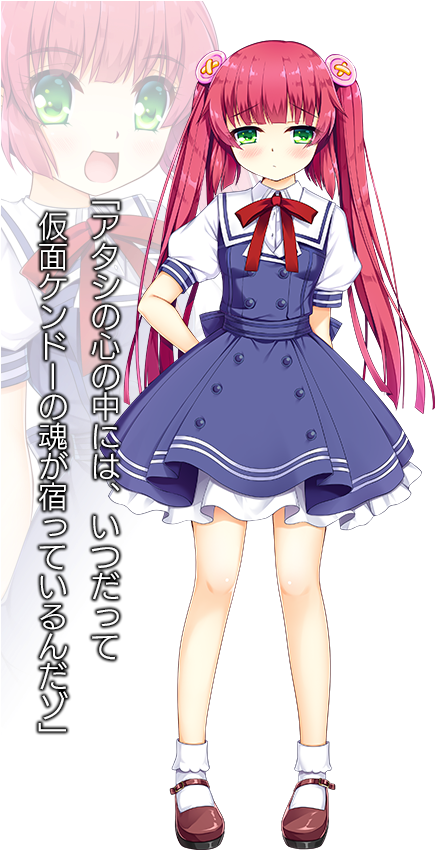 Anime Girlin Sailor Uniform PNG