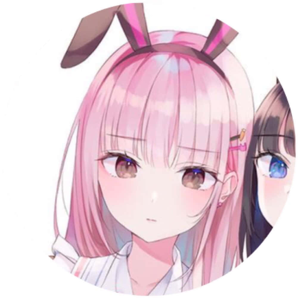 Chicasde Anime Con Foto De Perfil (pfp) Con Orejas De Conejo. Fondo de pantalla