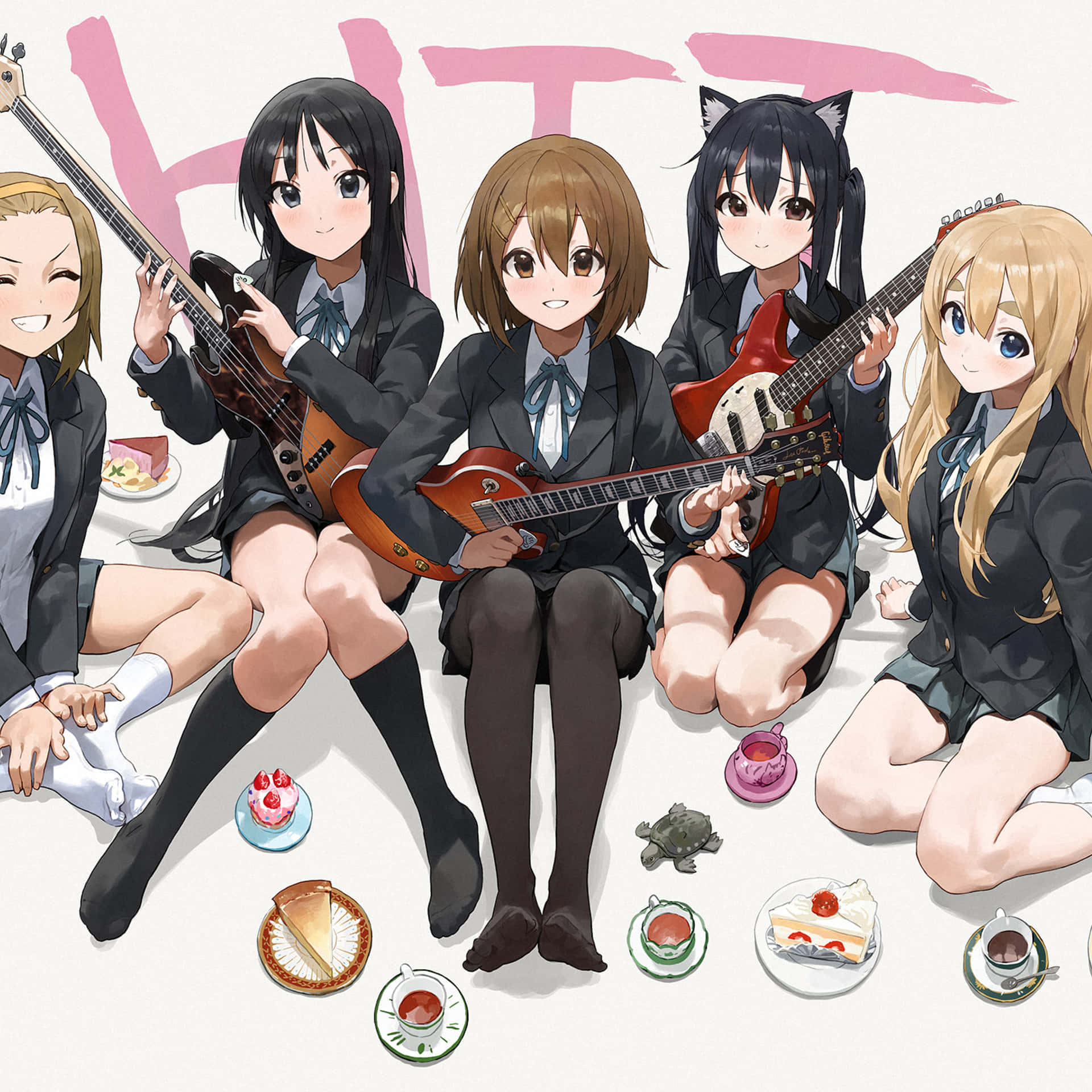 K-on Anime Group Wallpaper