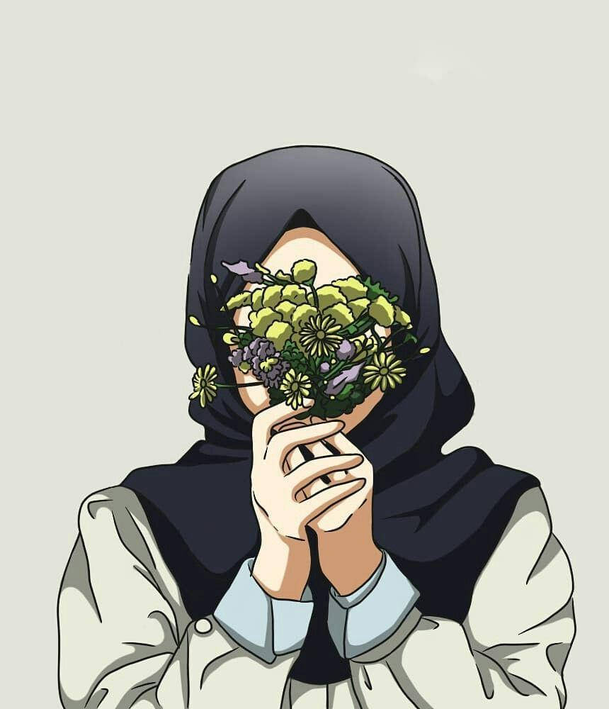 Anime Hijab Drawing