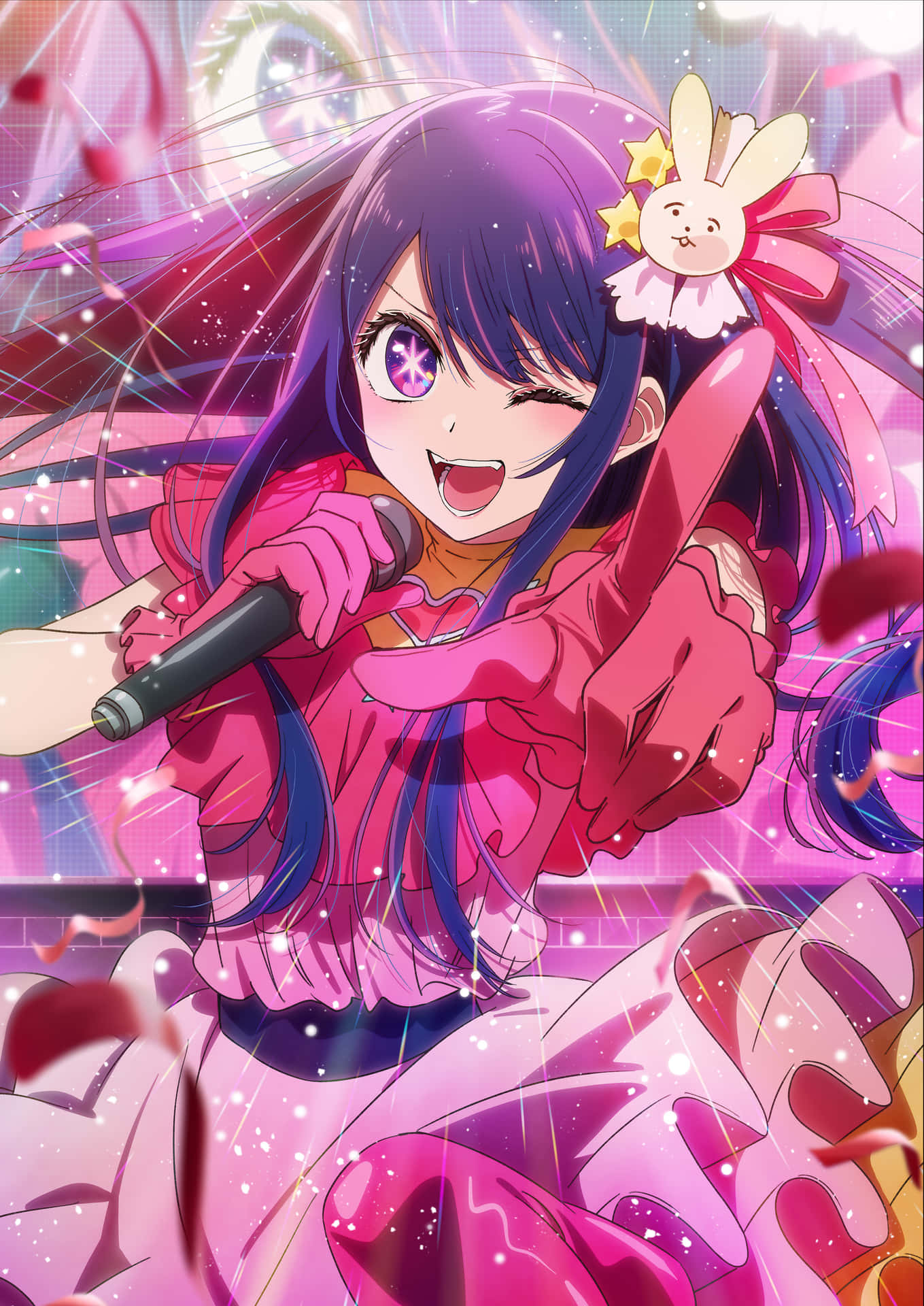 Anime Idol Performance Sparkle Wallpaper
