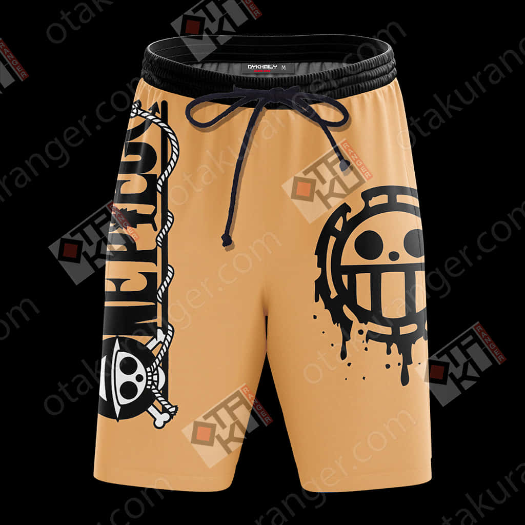 Anime Inspired Shorts Design PNG