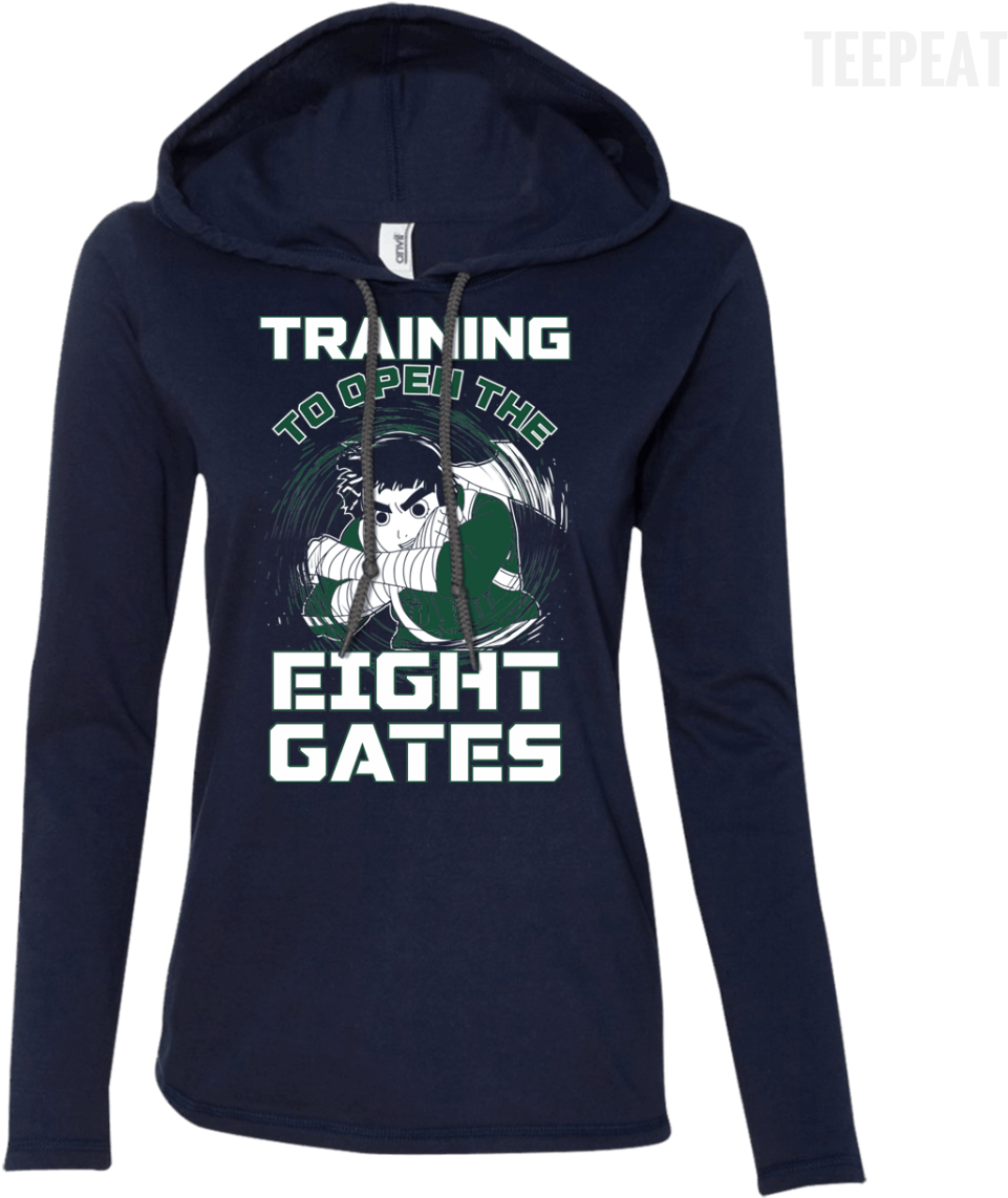 Anime Inspired Training Hoodie PNG