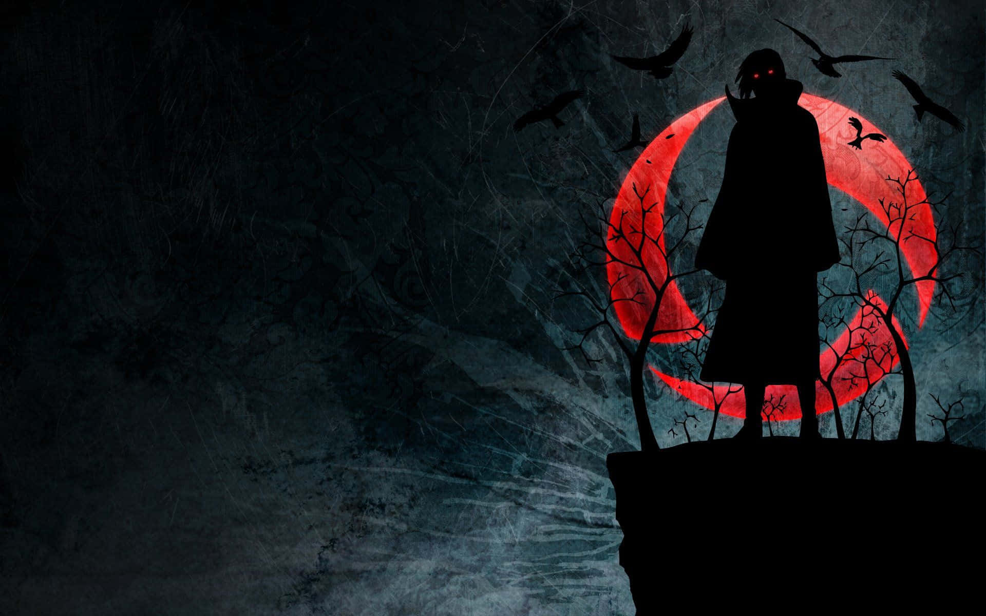 Anime Itachi Live Spooky Silhouette Wallpaper