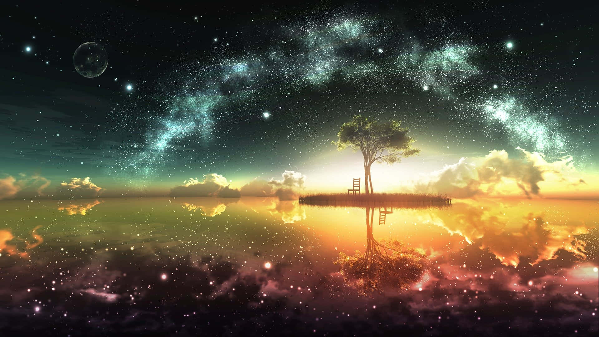 "The Serene Beauty of Anime Landscape"