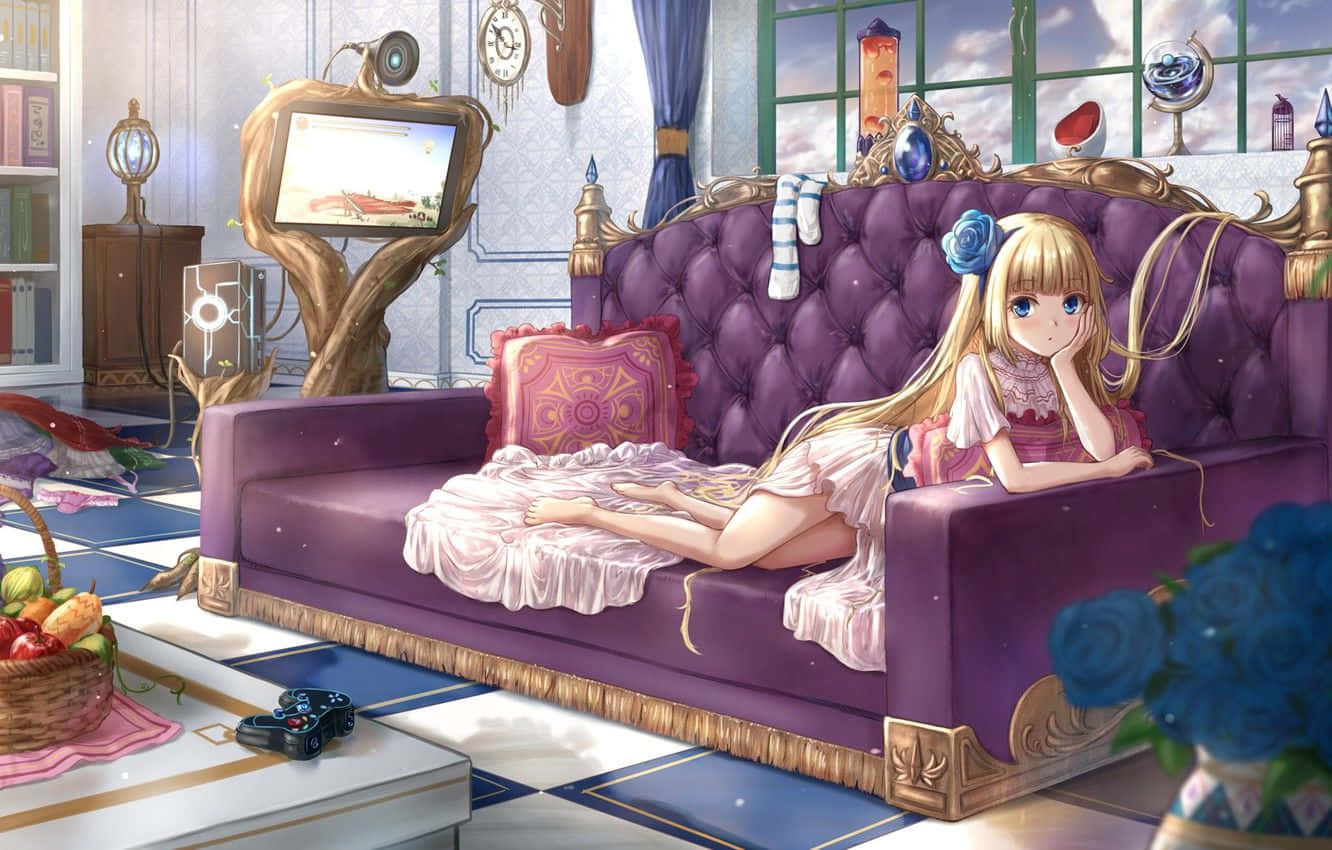 Redecorate Your Living Room with this Bright Anime Theme